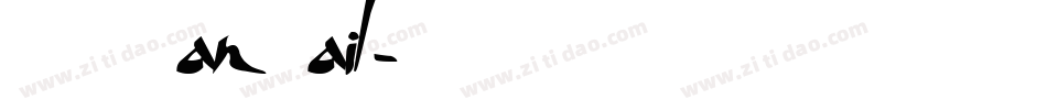 TLC Fan Mail字体转换